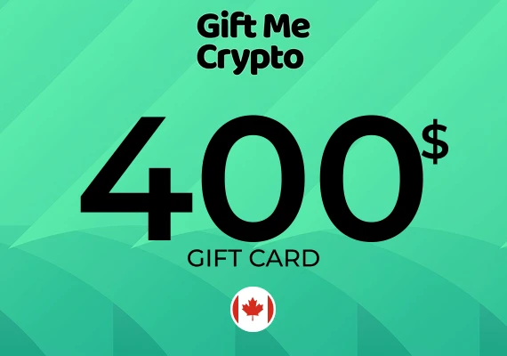 Gift Me Crypto Gift Card 400 CAD