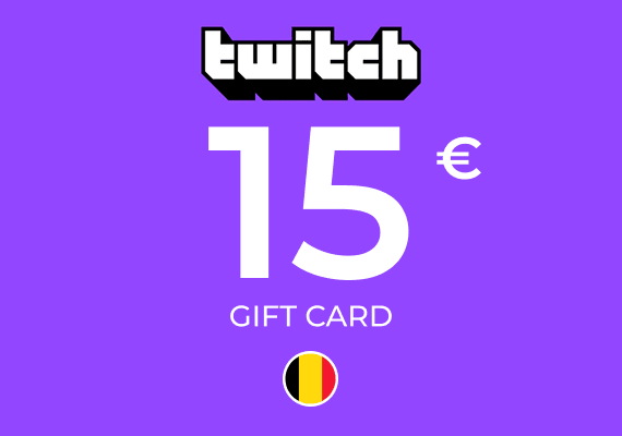 Twitch Gift Card 15 EUR Twitch Gift Card 15 EUR