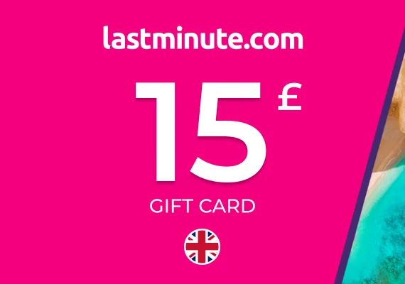 lastminute.com Holiday Gift Card 15 GBP