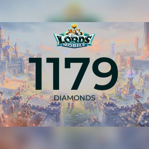 Lords Mobile - 1179 Diamonds Direct Top-Up - GLOBAL