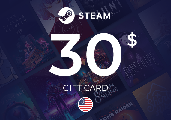 Steam Wallet Gift Card 30 USD Steam Wallet Gift Card 30 USD
