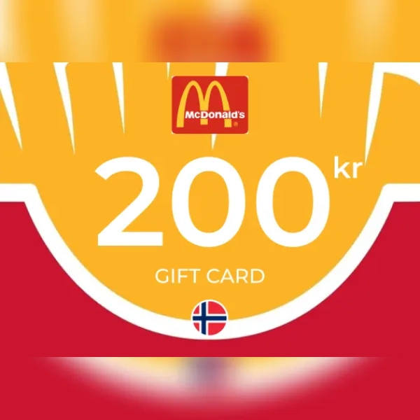 McDonald's Gift Card 200 NOK Key - NORWAY