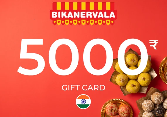 Bikanervala Gift Card 5000 INR