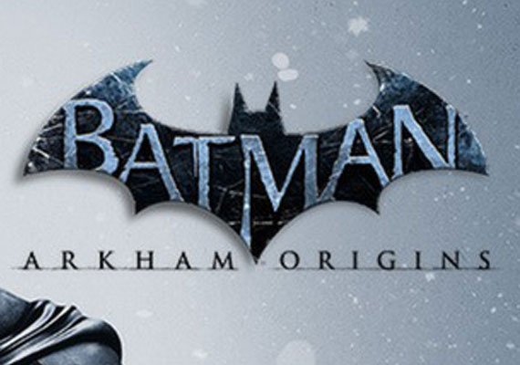 Batman: Arkham Origins - A Precursor to the Arkham Series The Batman logo with the words "Arkham Origins" beneath it, set against a dark, icy background.