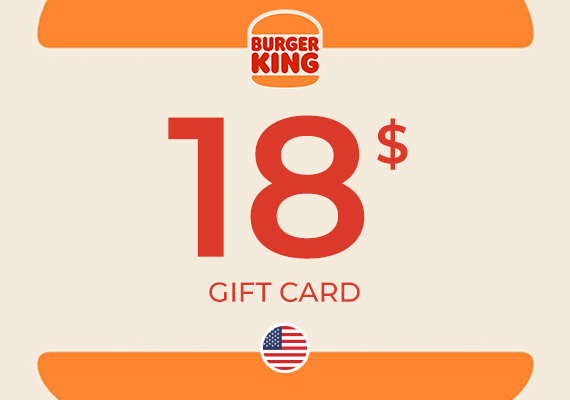 Burger King Gift Card 18 USD