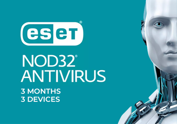 ESET NOD32 Antivirus 3 Months 3 Dev