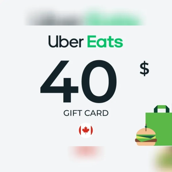 Uber Eats Gift Card 40 CAD Key - CANADA