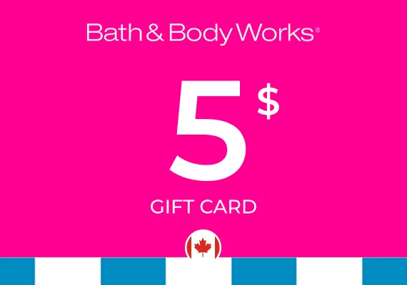 Bath and Body Works Gift Card 5 CAD