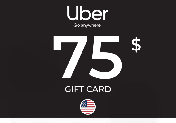 Uber Rides Gift Card 75 USD