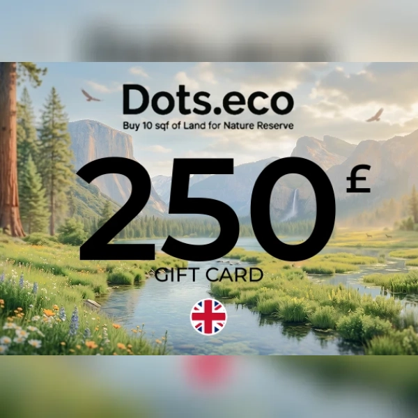 Dots.eco - Buy 10 sqf of Land for Nature Reserve Gift Card 250 GBP Key - UNITED KINGDOM