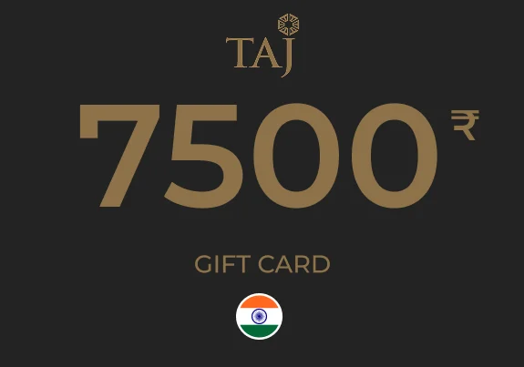 Taj Hotels Gift Card 7500 INR