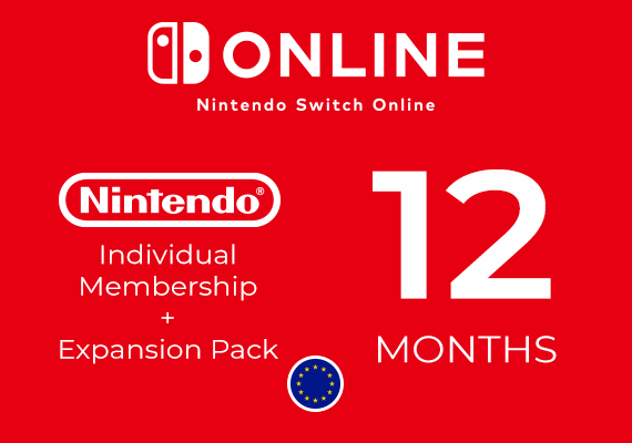 Nintendo Switch Online Individual Membership 12 Months + Expansion Pack Nintendo Switch Online Individual Membership 12 Months + Expansion Pack