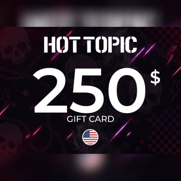 Hot Topic Gift Card 250 USD Key - UNITED STATES