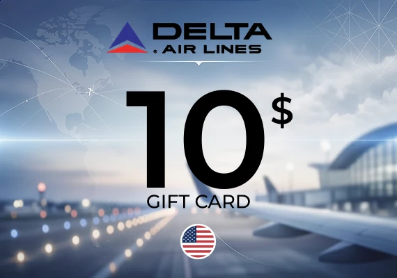 Delta Airlines Gift Card 10 USD