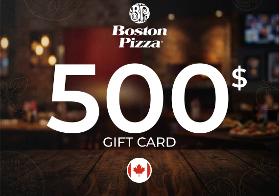 Boston Pizza Gift Card 500 CAD