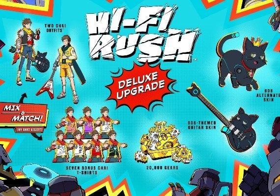 Hi-Fi RUSH Deluxe Edition Upgrade Pack (DLC) (PC) Hi-Fi RUSH Deluxe Edition Upgrade Pack (DLC) (PC)