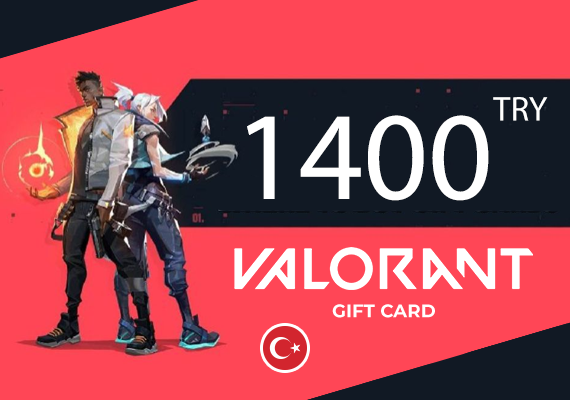 VALORANT Gift Card 1400 TRY Key - TURKEY