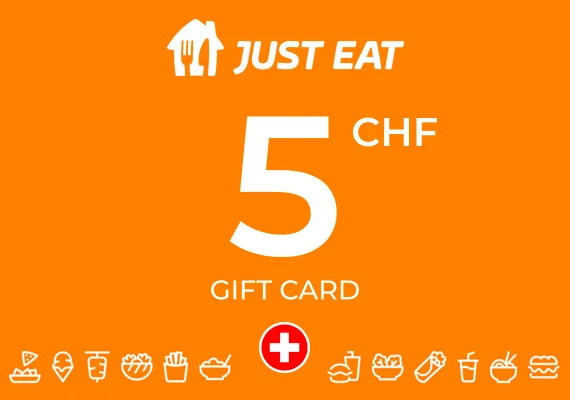 Just Eat Gift Card 5 CHF