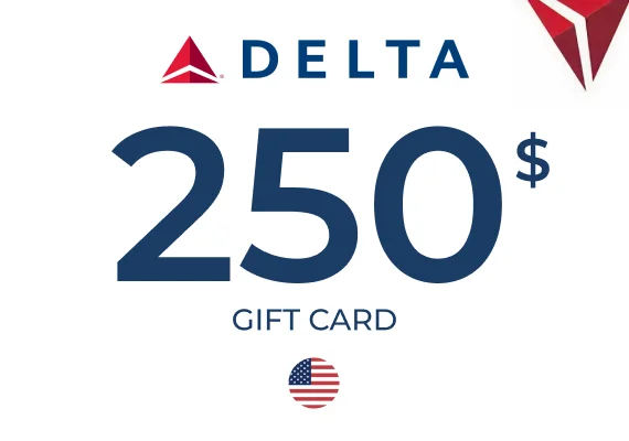 Delta Airlines Gift Card 250 USD Key - UNITED STATES