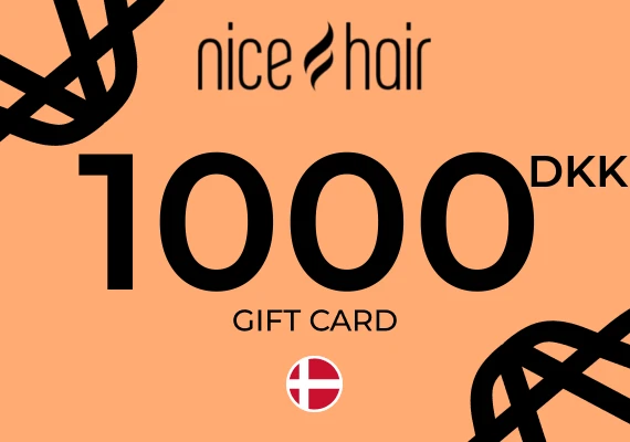 NiceHair.dk Gift Card 1000 DKK