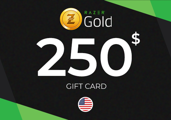 Razer Gold Gift Card 250 USD Key - UNITED STATES