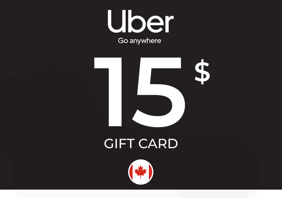 Uber Rides Gift Card 15 CAD