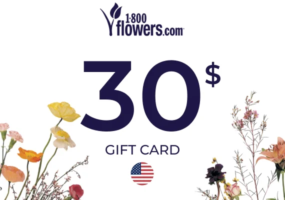 1-800-Flowers.com Gift Card 30 USD 1-800-Flowers.com Gift Card 30 USD