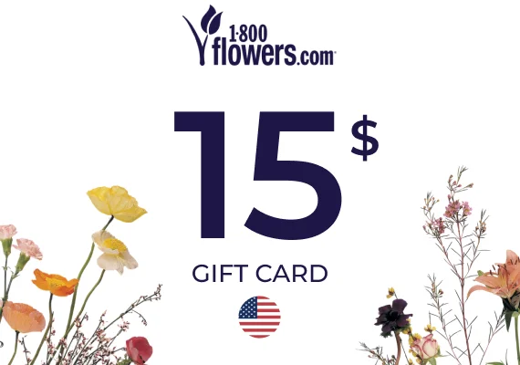 1-800-Flowers.com Gift Card 15 USD 1-800-Flowers.com Gift Card 15 USD