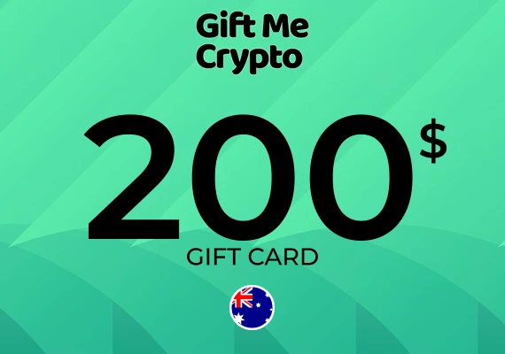 Gift Me Crypto Gift Card 200 AUD 