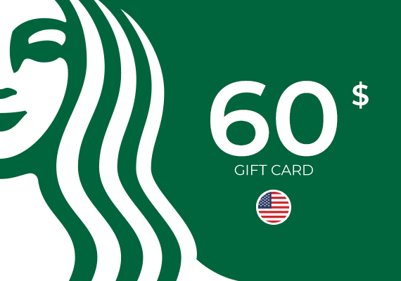 Starbucks Gift Card 60 USD