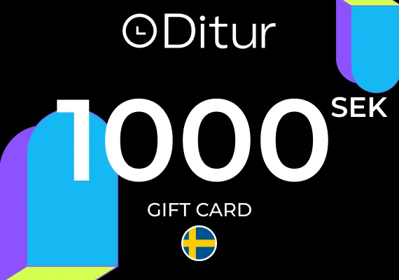 Ditur.dk Gift Card 1000 SEK