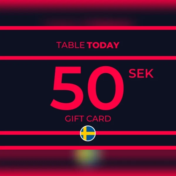 TableToday Gift Card 50 SEK Key - SWEDEN