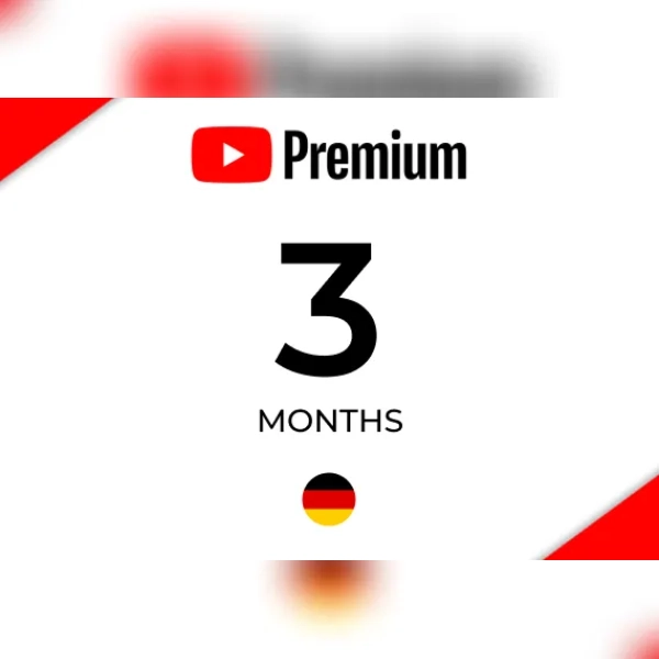 YouTube Premium 3 Months Subscription - GERMANY