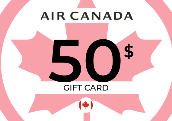 Air Canada Gift Card 50 CAD