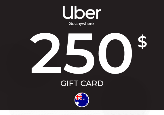 Uber Rides Gift Card 250 AUD