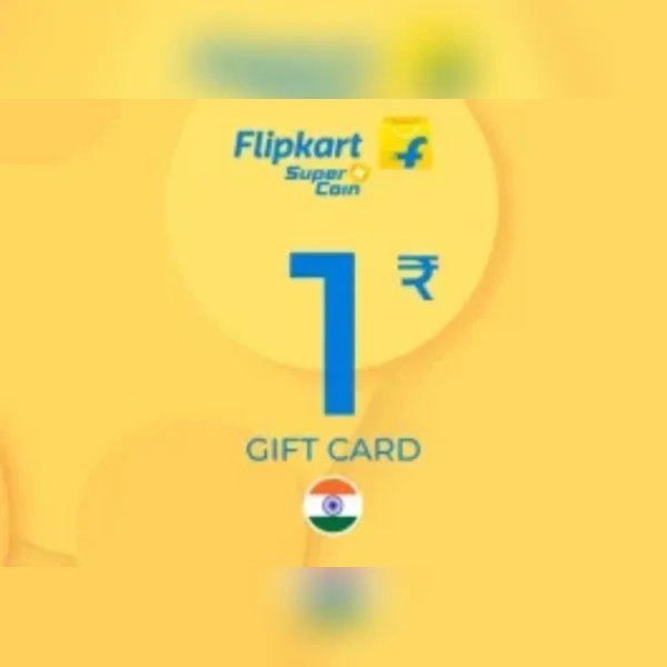 Flipkart SuperCoin Gift Card 1 INR Key - INDIA