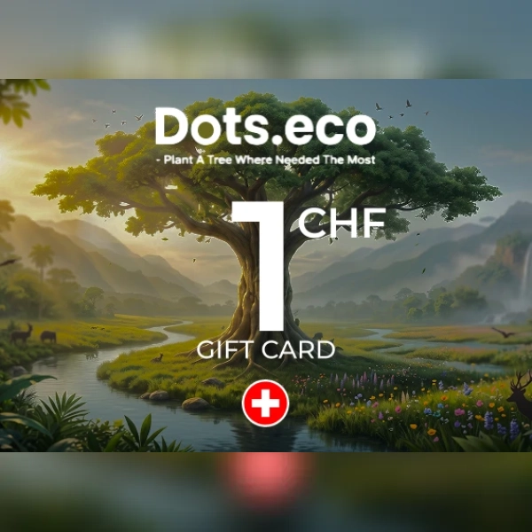 Dots.eco - Plant A Tree Where Needed The Most Gift Card 1 CHF Key - SWITZERLAND