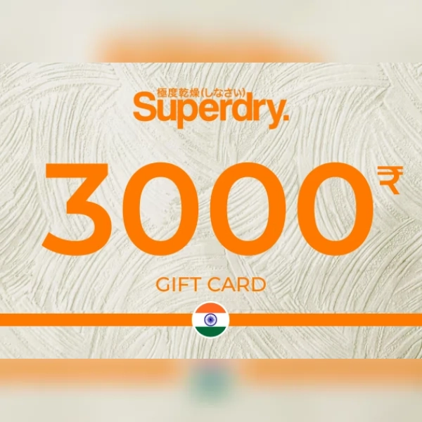 Superdry Gift Card 3000 INR Key - INDIA