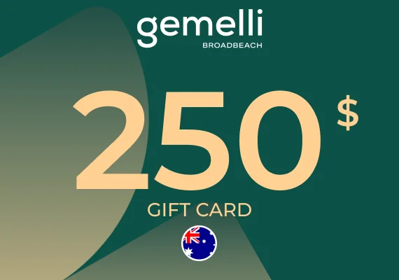 Gemelli Broadbeach Gift Card 250 AUD