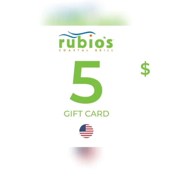 Rubio’s Coastal Grill Gift Card 5 USD Key - UNITED STATES