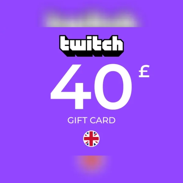 Twitch Gift Card 40 GBP Key - UNITED KINGDOM