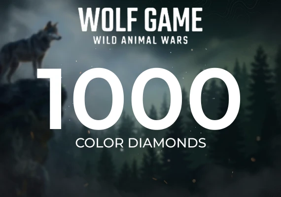 Wolf Game: Wild Animal Wars - 1000 Color Diamonds