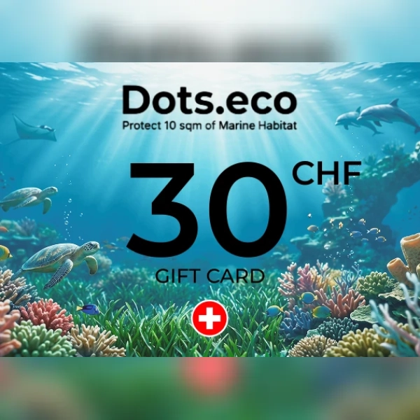 Dots.eco - Protect 10 sqm of Marine Habitat Gift Card 30 CHF Key - SWITZERLAND