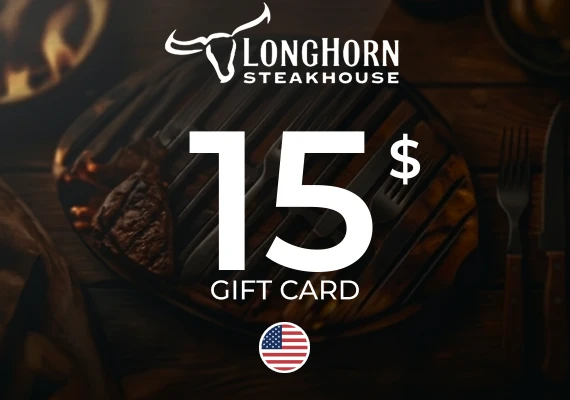 LongHorn Steakhouse Gift Card 15 USD