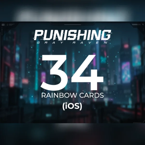 Punishing Gray Raven - 34 Rainbow Cards (iOS) Direct Top-Up - GLOBAL