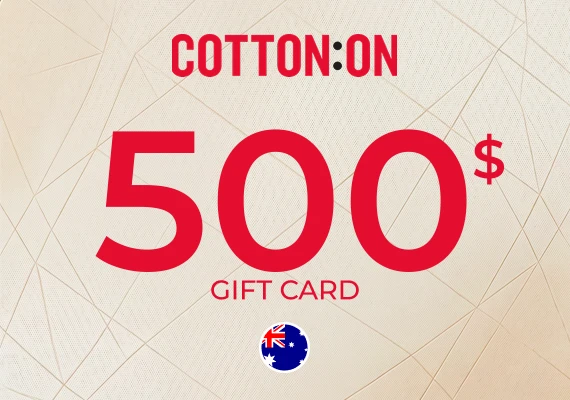 Cotton On Gift Card 500 AUD
