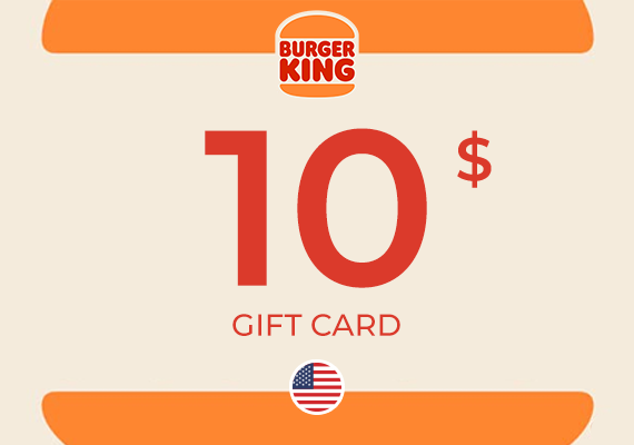 Burger King Gift Card 10 USD