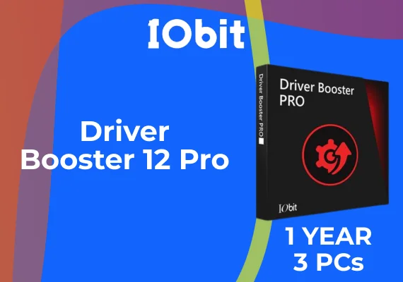 IObit Driver Booster 12 Pro (1 Year / 3 PCs) IObit Driver Booster 12 Pro (1 Year / 3 PCs)