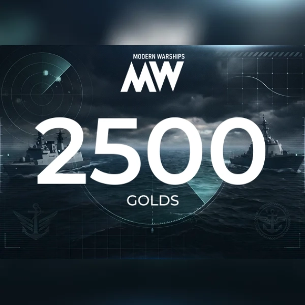Modern Warships - 2500 Gold Direct Top-Up - GLOBAL