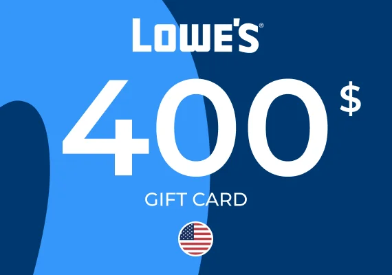 Lowe's Gift Card 400 USD